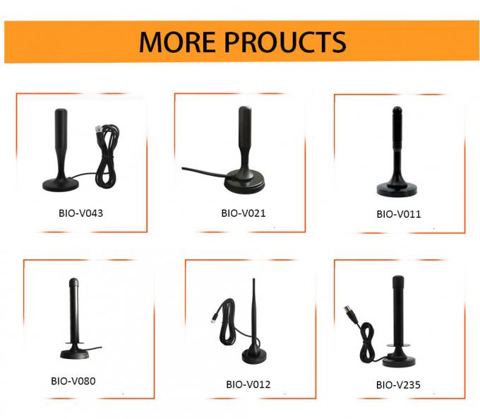 120 Dặm 3 - 4dBi Phân cực tuyến tính UHF Ăng-ten HDTV kỹ thuật số 7