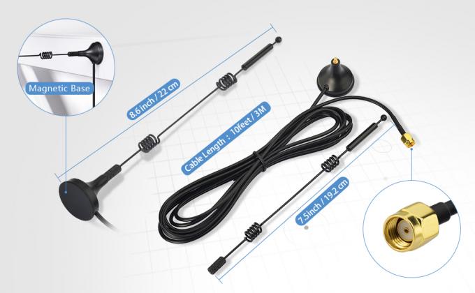 Ăng-ten trên điện thoại di động tăng cao Gsm 2.4ghz Ts9 Hua Wei Nhãn hiệu 3g 4g Lte Ăng-ten Wifi 3