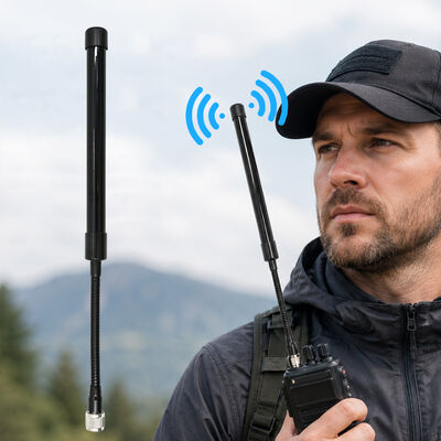 CS Tactical Antenna 433-510MHz Antena de alto ganho para rádio bidirecional para UV-K5 UV-K58 UV-K6 e outros rádios bidirecionais portáteis