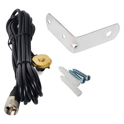 uhf VHF phổ quát tín hiệu ăng-ten ô tô G58 Cáp đồng trục ăng-ten NMO và NMO Mount cho xe tải ăng-ten ô tô phát thanh di động