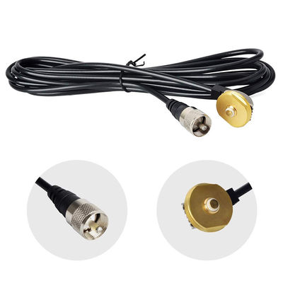uhf VHF phổ quát tín hiệu ăng-ten ô tô G58 Cáp đồng trục ăng-ten NMO và NMO Mount cho xe tải ăng-ten ô tô phát thanh di động
