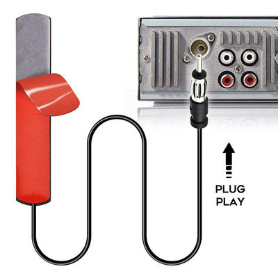 DIN Plug Adhesive Patch Ô tô xe hơi ẩn AM FM Radio ăng-ten cho xe tải xe tải bộ phận đầu máy thu âm