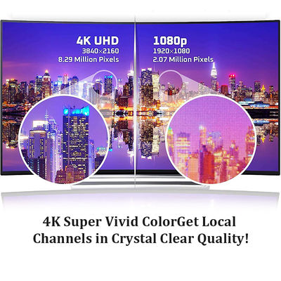 Ống truyền hình ngoài trời mới bán 8K 4K 1080P hỗ trợ phạm vi 160 dặm Ống truyền hình kỹ thuật số cho Smart TV Các kênh địa phương miễn phí