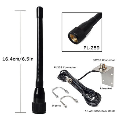Stubby VHF Marine Antenna Aerial 156-163Mhz Walkie-talkie ăng-ten cho thuyền Pontoon Tàu buồm Tàu du thuyền Máy phát sóng biển