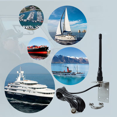 Stubby VHF Marine Antenna Aerial 156-163Mhz Walkie-talkie ăng-ten cho thuyền Pontoon Tàu buồm Tàu du thuyền Máy phát sóng biển