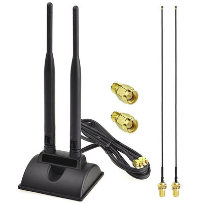 2.4GHz 5GHz Dual Band không gian không dây WiFi truyền thông ăng-ten SMA Magnet Base cho PCI-E Network Card USB Adapter Router