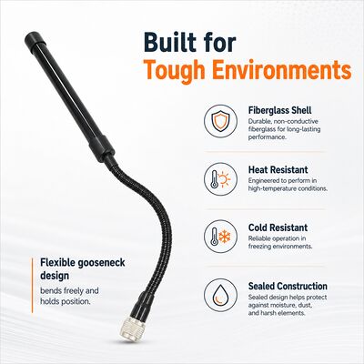 CS Tactical Antenna 433-510MHz Antena de alto ganho para rádio bidirecional para UV-K5 UV-K58 UV-K6 e outros rádios bidirecionais portáteis