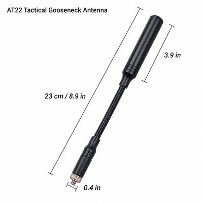 Ăng-ten Boomerang Chiến thuật, Băng tần kép 144/430MHz Ăng-ten Radio Ham Cầm tay với Giao diện SMA Tùy chọn