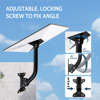 Gen 3 Starlink Mount Bộ giá đỡ tường/mái có thể điều chỉnh Chống gỉ Chống chịu thời tiết Giá đỡ ống thép không gỉ Mô hình bộ chuyển đổi