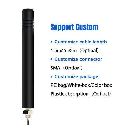 Thiết kế mới ngoài trời IP68 chống thấm Cabinet gắn vít ăng-ten tăng cường cao 5G 4G LTE GSM 3G Full Band Omni Cellular ăng-ten cao su