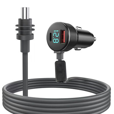 12V-24V Starlink Mini Car Adapter Waterproof DC Power Cord DC Male to Cig Lighter Plug and Play Car Charger Cable