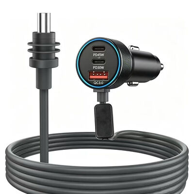 Starlink Mini Car Adapter 12V2A Coaxial Cig Lighter Charger Waterproof Cable Built-in Stable Power Chip Dual PD45W USB