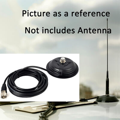 11CM Cúp hút lớn Xe Radio ăng-ten Magnetic Base, 30.8lbs Tăng lực kéo cao ăng-ten đắp cho VHF UHF HF Ham Radio ăng-ten