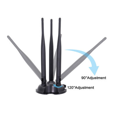 2.4G 5.8G Băng tần kép Omni Độ lợi cao Ăng-ten WiFi, Ăng-ten Omni 8dBi cho Bộ định tuyến WiFi và Card mạng không dây