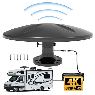 Điện thoại thông minh TV trên không tín hiệu nhận 360 cho Cắm trại, Campervan kỹ thuật số Xe tải xe tải ăng-ten du lịch TV RV HDTV ăng-ten