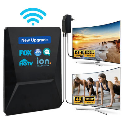 Ứng dụng mới nâng cấp Smart HDTV ăng-ten kỹ thuật số HD 4K 1080P khuếch đại 30dbi Long Range UHF Free Channel Outdoor Plastic Aerial