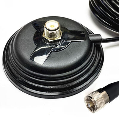 11CM Cúp hút lớn Xe Radio ăng-ten Magnetic Base, 30.8lbs Tăng lực kéo cao ăng-ten đắp cho VHF UHF HF Ham Radio ăng-ten