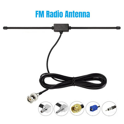 Ăng-ten lưỡng cực cho máy quét radio xe hơi/RV băng tần rộng 20MHz đến 1300MHz, đầu nối BNC đực cho máy quét radio Uniden Bearcat Whistler